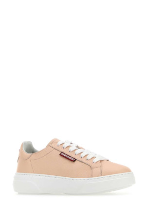Светло-розовые кожаные кроссовки Bumper DSQUARED (SNW035425107398) DSQUARED2 Светло-розовые кожаные кроссовки Bumper DSQUARED (SNW035425107398) DSQUARED2