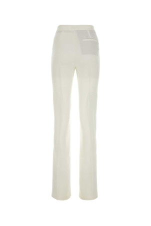 White crepe Gladys pant Beige THE ANDAMANE (T150406ATNP171) White crepe Gladys pant Beige THE ANDAMANE (T150406ATNP171)