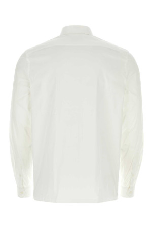 Белая рубашка из поплина Черная PRADA (UCN425S22113JY) Белая рубашка из поплина Черная PRADA (UCN425S22113JY)