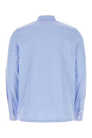 Рубашка из поплина голубого цвета PRADA (UCN425S22113JY) Рубашка из поплина голубого цвета PRADA (UCN425S22113JY)