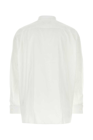 White poplin shirt Black PRADA (UCN547SOOO1XV2) White poplin shirt Black PRADA (UCN547SOOO1XV2)