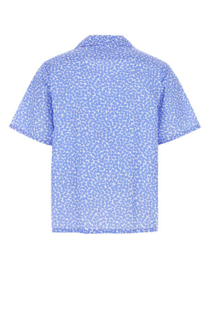 Рубашка из печатного поплина PRADA (UCS414S22114GH)