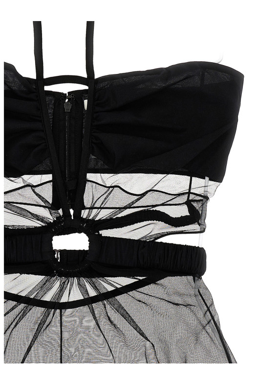 Боді «Кільце» Чорний NENSI DOJAKA (NDSS23TOP039BLACK)