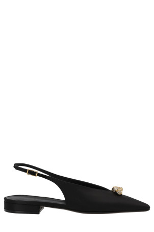 Сандалии с открытой пяткой и ремешком «Swing Back» Черный LANVIN (FWBASS06RASOP2310)