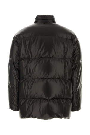Black nappa leather down jacket Black PRADA (UPS559JHI) Black nappa leather down jacket Black PRADA (UPS559JHI)