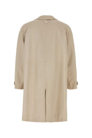 Sand nappa leather coat PRADA (UPS605S2321YKL) Sand nappa leather coat PRADA (UPS605S2321YKL)
