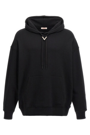 Valentino 'V Detail' hoodie Black