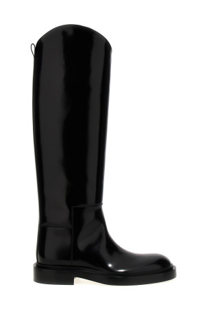 Шкіряні черевики Чорні JIL SANDER J15WW0039P2775001 Шкіряні черевики Чорні JIL SANDER J15WW0039P2775001