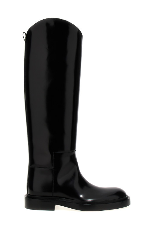 Шкіряні черевики Чорні JIL SANDER J15WW0039P2775001 Шкіряні черевики Чорні JIL SANDER J15WW0039P2775001