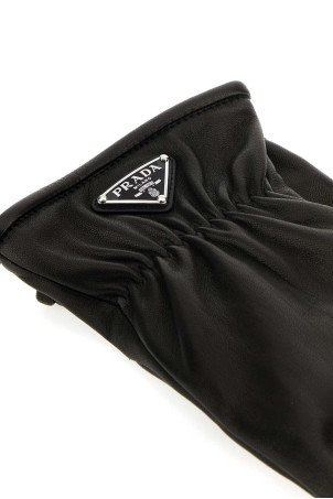 Black nappa leather gloves Black PRADA (2GG125038) Black nappa leather gloves Black PRADA (2GG125038)