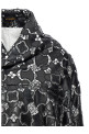 Лазерна куртка з мереживом Білий/Чорний COMME DES GARÇONS (GKJ0150511)
