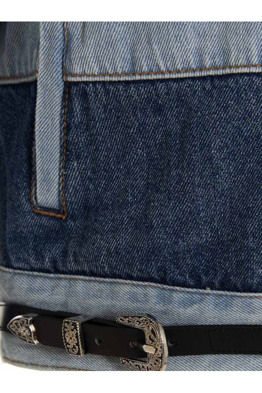 Джинсова куртка Mahina Синя ANDERSSON BELL (AWA519WWASBLU)