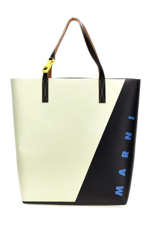 Сумка для покупок з логотипом Чорна MARNI (SHMQ0037A2P7948ZO824)