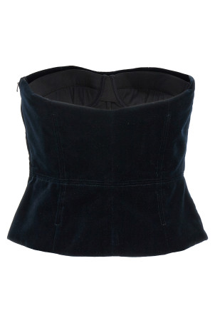 Блуза из бархата Синяя TOM FORD (CR0037FAX171HB593) Блуза из бархата Синяя TOM FORD (CR0037FAX171HB593)