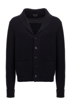 Кардиган-шаль Синій TOM FORD (KLL003YMK012S23HB906) Кардиган-шаль Синій TOM FORD (KLL003YMK012S23HB906)