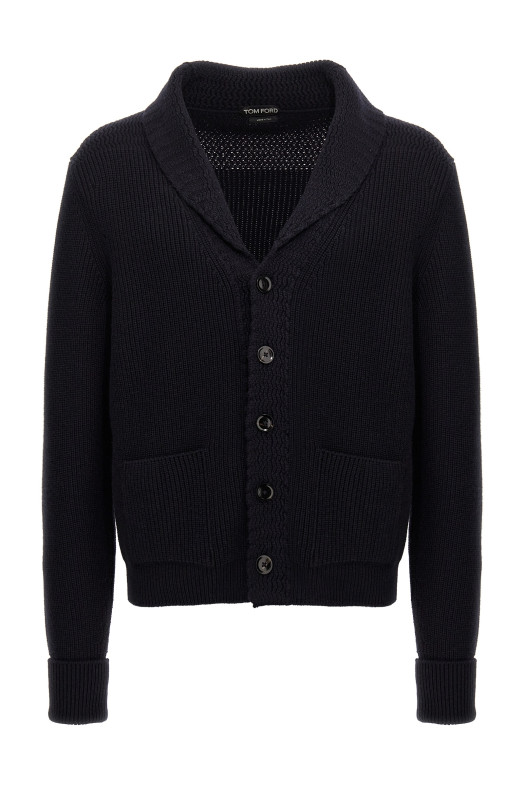 Кардиган-шаль Синій TOM FORD (KLL003YMK012S23HB906) Кардиган-шаль Синій TOM FORD (KLL003YMK012S23HB906)
