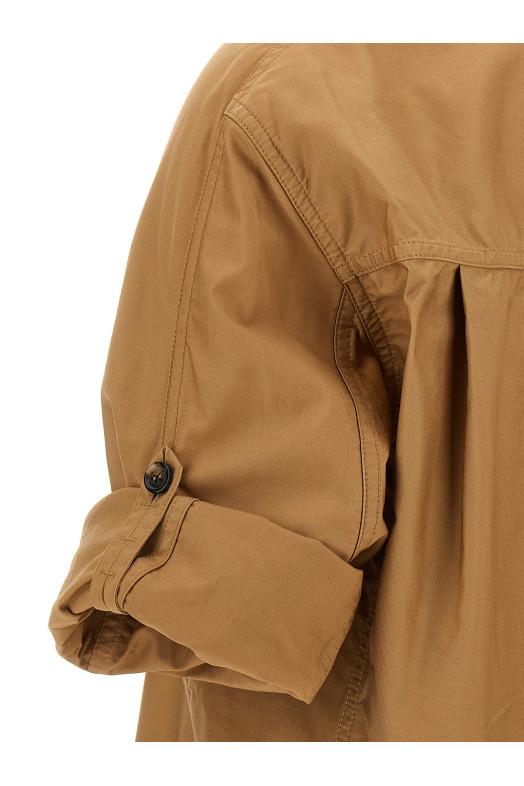 Блуза з твілу Бежева SAINT LAURENT (790080Y7I172495) Блуза з твілу Бежева SAINT LAURENT (790080Y7I172495)