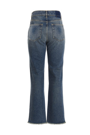 Used-effect hem detail Blue Used-effect hem detail Blue