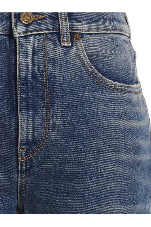 Деталь подола с эффектом потертости Синий GOLDEN GOOSE (GWP00843P0006215010050100) Деталь подола с эффектом потертости Синий GOLDEN GOOSE (GWP00843P0006215010050100)