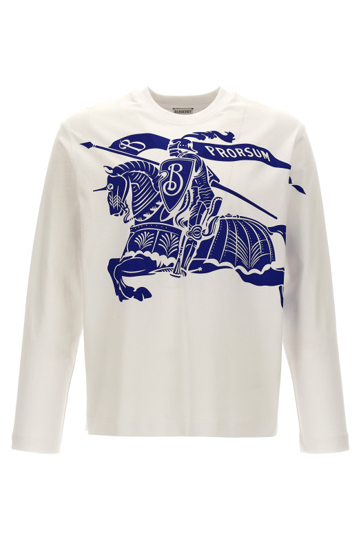 Футболка з принтом Біла BURBERRY 8096230WHITE