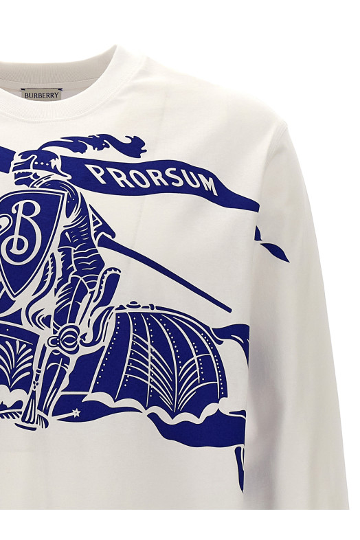 Футболка з принтом Біла BURBERRY 8096230WHITE