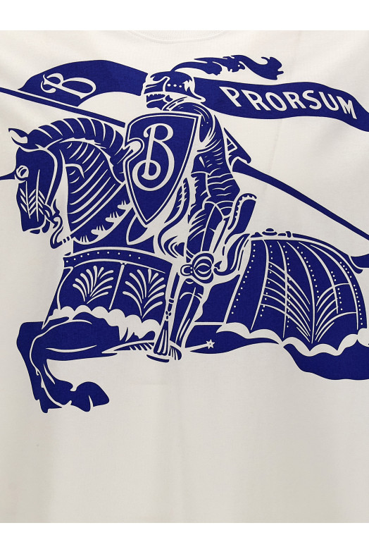 Футболка з принтом Біла BURBERRY 8096230WHITE