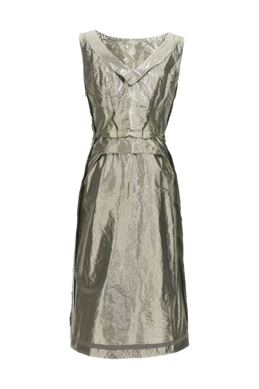 Сукня з ламінованого матеріалу, срібляста MAISON MARGIELA (S51DD0007S76692905)