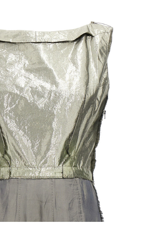 Сукня з ламінованого матеріалу, срібляста MAISON MARGIELA (S51DD0007S76692905)