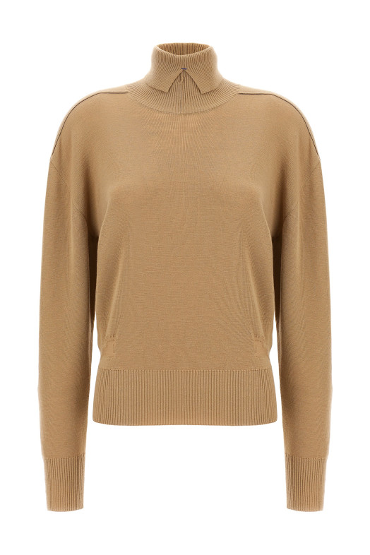 Turtle-neck sweater Beige Turtle-neck sweater Beige