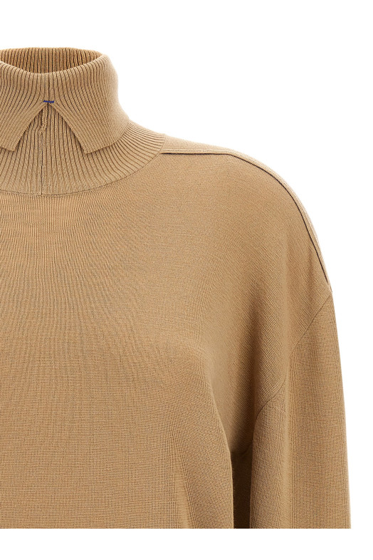 Turtle-neck sweater Beige Turtle-neck sweater Beige