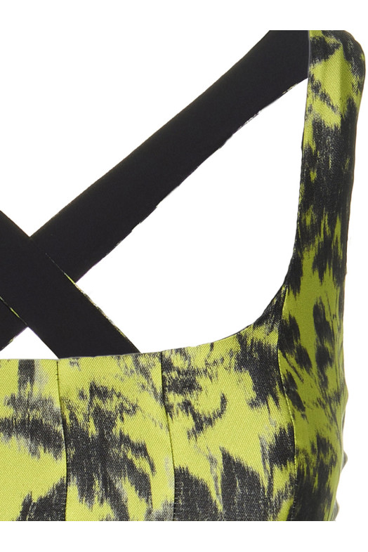 Printed cropped top Multicolor