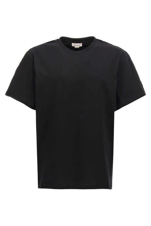 Контрастная полосатая футболка Черный (794636QXAAN0548) Контрастная полосатая футболка Черный (794636QXAAN0548)