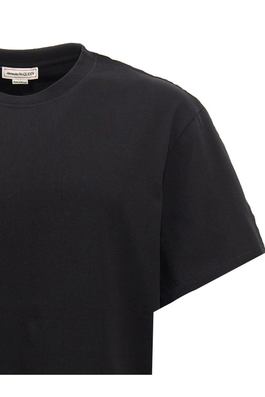 Контрастная полосатая футболка Черный (794636QXAAN0548) Контрастная полосатая футболка Черный (794636QXAAN0548)