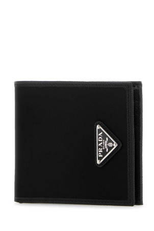 Black fabric and leather wallet Black PRADA (2MO5132DMH) Black fabric and leather wallet Black PRADA (2MO5132DMH)