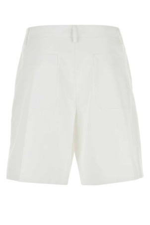 White cotton bermuda shorts VALENTINO GARAVANI (5V3RDD12A9T) White cotton bermuda shorts VALENTINO GARAVANI (5V3RDD12A9T)