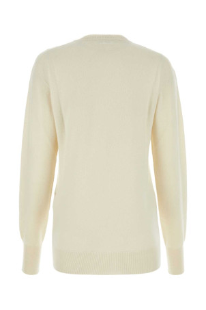 Кашеміровий светр кольору слонової кістки JIL SANDER (J02GP0016J13201) Кашеміровий светр кольору слонової кістки JIL SANDER (J02GP0016J13201)