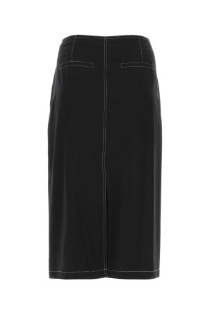 Черная юбка из крепа Black LOW CLASSIC (LOW23SMSK030) Черная юбка из крепа Black LOW CLASSIC (LOW23SMSK030)