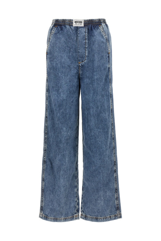 Джинси з вишивкою СИНІ MO5CH1NO JEANS A032982241282