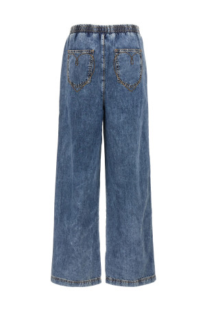 Embroidery jeans BLUE Embroidery jeans BLUE