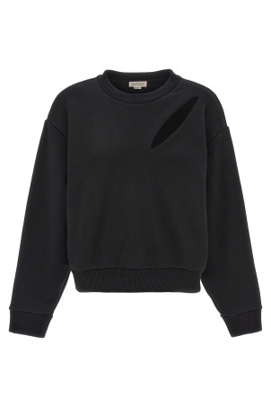 'Cut and Sew' sweatshirt Black