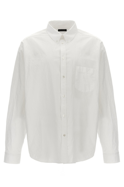 Сорочка з логотипом Біла BALENCIAGA (794583TNM609000) Сорочка з логотипом Біла BALENCIAGA (794583TNM609000)