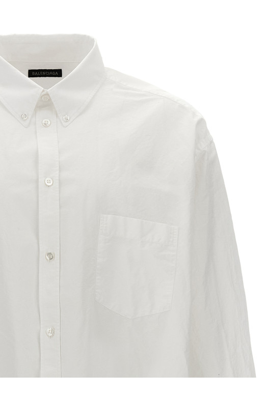 Сорочка з логотипом Біла BALENCIAGA (794583TNM609000) Сорочка з логотипом Біла BALENCIAGA (794583TNM609000)