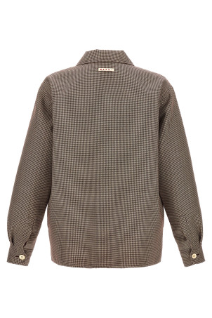 Пиджак в клетку бордо MARNI (CUMU0310K0UTWA23PDR80) Пиджак в клетку бордо MARNI (CUMU0310K0UTWA23PDR80)