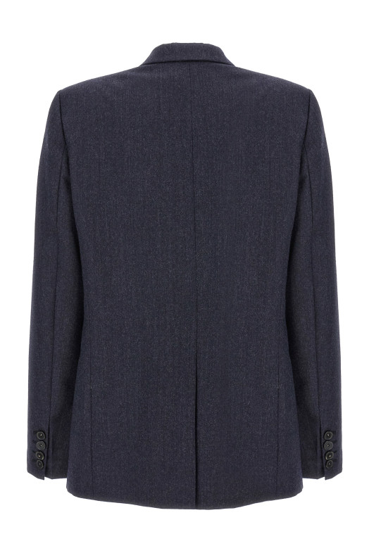 Однобортний вовняний блейзер Синій STELLA MCCARTNEY 6501173CU7034000 Однобортний вовняний блейзер Синій STELLA MCCARTNEY 6501173CU7034000