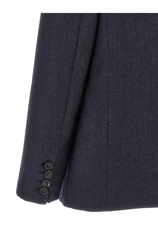 Однобортний вовняний блейзер Синій STELLA MCCARTNEY 6501173CU7034000 Однобортний вовняний блейзер Синій STELLA MCCARTNEY 6501173CU7034000