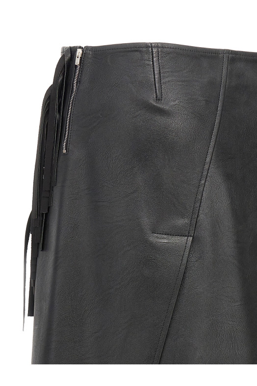 Fringed Alter Mat skirt Black Fringed Alter Mat skirt Black