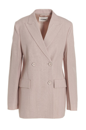 Подвійний блейзер з грудьми Рожевий JIL SANDER (J01BN0101J65005680)