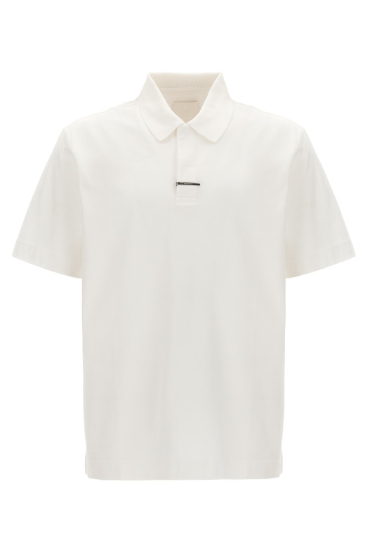Металлическая застежка для рубашки-поло Белый GIVENCHY (BM71H13YE1100) Металлическая застежка для рубашки-поло Белый GIVENCHY (BM71H13YE1100)