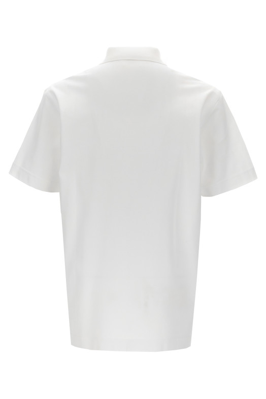 Рубашка-поло с вышивкой логотипа Белая GIVENCHY BM71KR3YCD100 Рубашка-поло с вышивкой логотипа Белая GIVENCHY BM71KR3YCD100