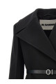 Двобортне пальто Чорне JIL SANDER J02AA0140J40178001 Двобортне пальто Чорне JIL SANDER J02AA0140J40178001